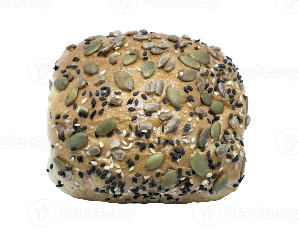 Whole grain bread on transparent background png