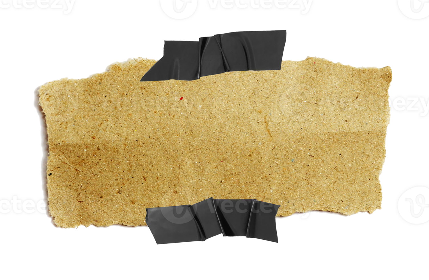 a sheet of paper torn to pieces on transparent background file png
