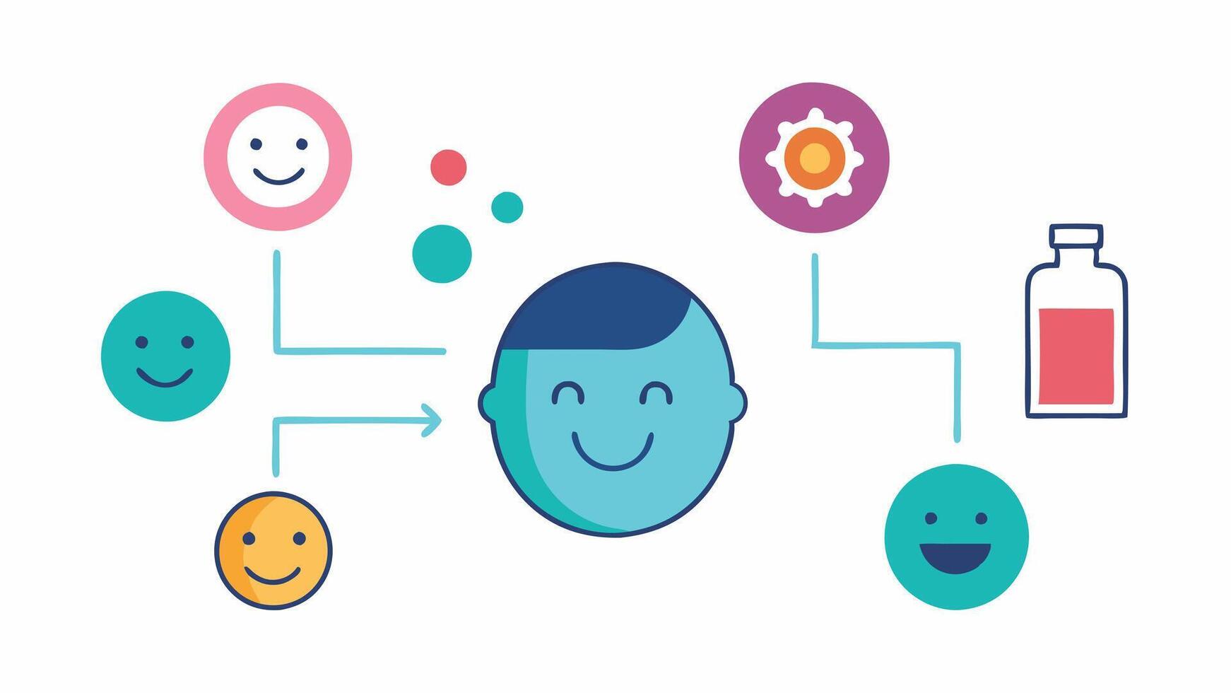Treatment Process A stepbystep depicting the timeline of an exosome treatment from consultation to application showing smiling faces and positive interactions.. vector
