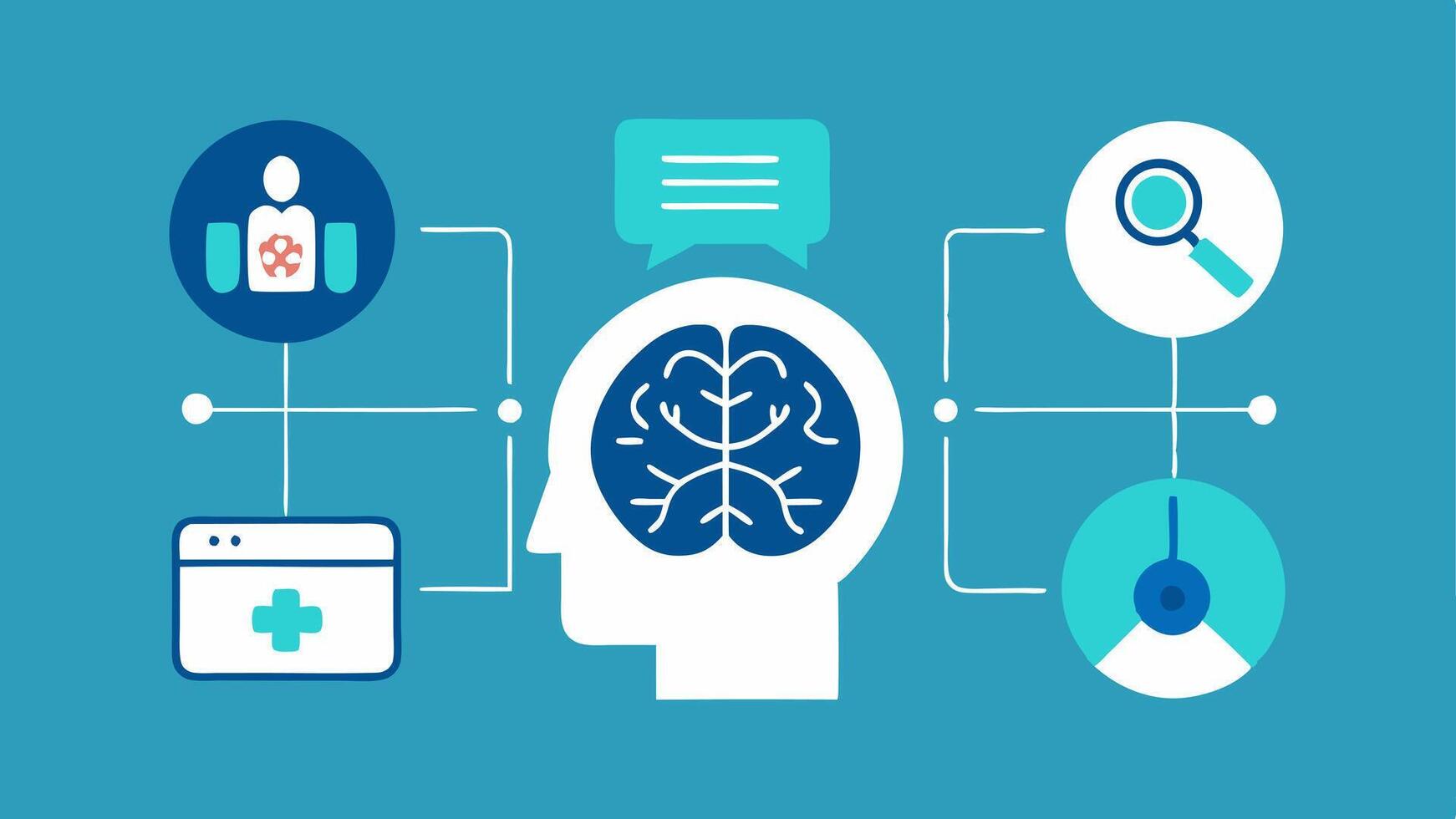 Medical Imaging Types A comparison chart showing icons of various medical imaging techniques including MRI CT and ultrasound each with a brief description.. vector
