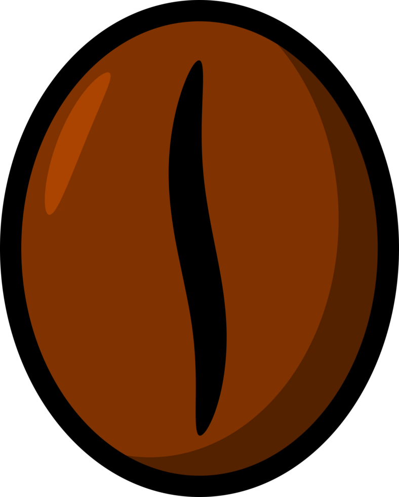 coffeee bean illustration png