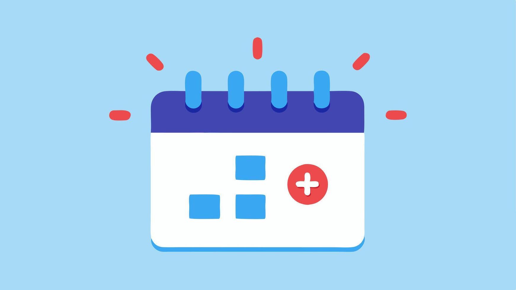 Medication Reminder A showing a calendar with notifications popping up reminding the user to take their medication at specific times throughout the day.. vector