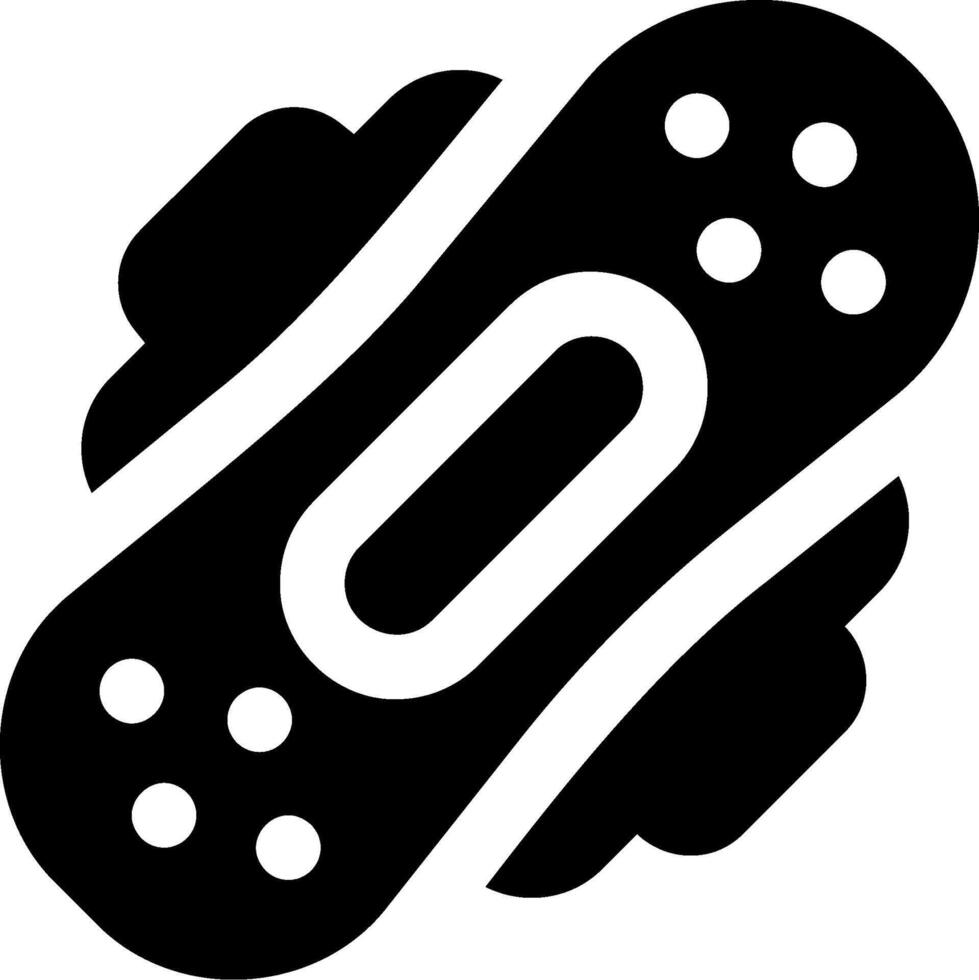 A black and white image of a game controller vector