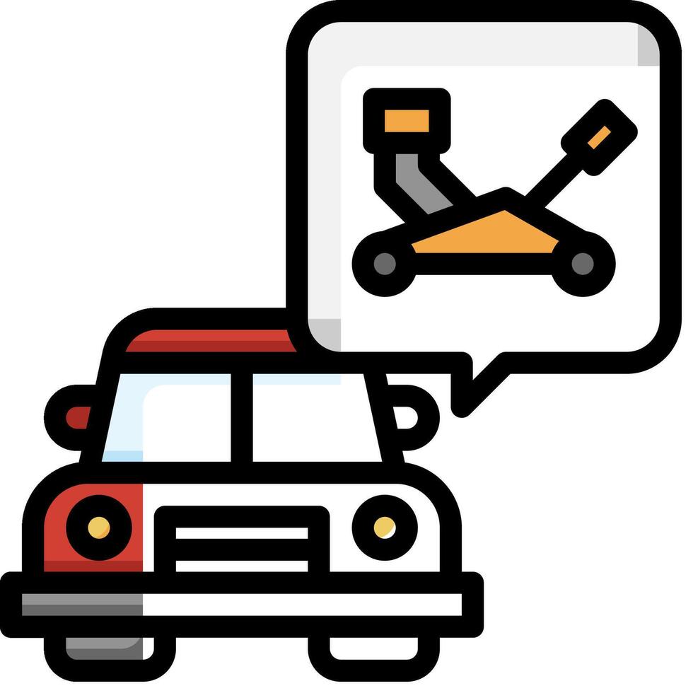 Car repair icon vector