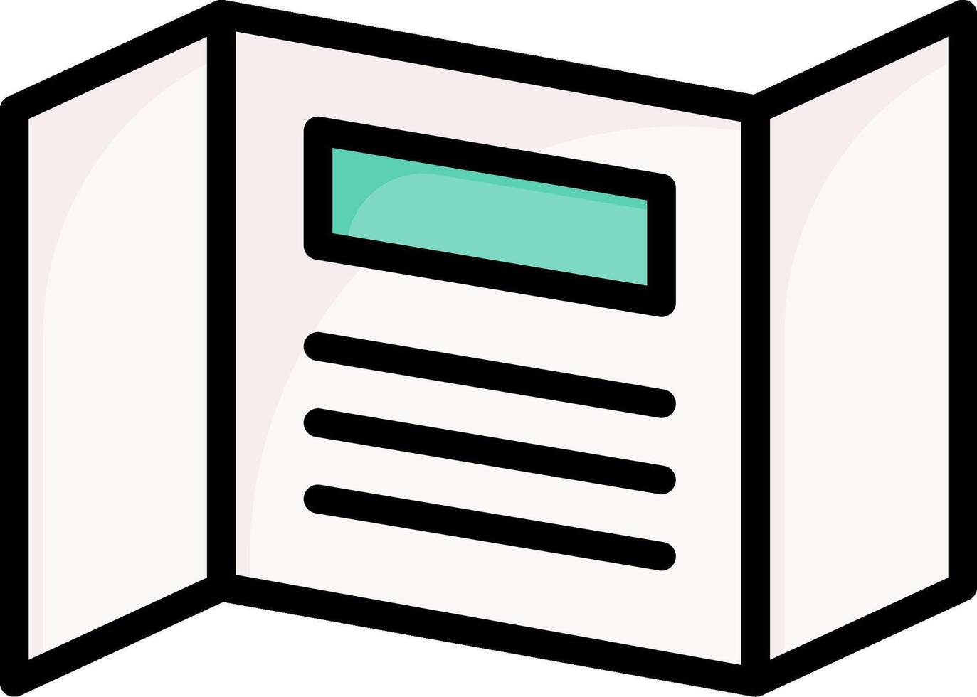 An open book with a green screen on it vector
