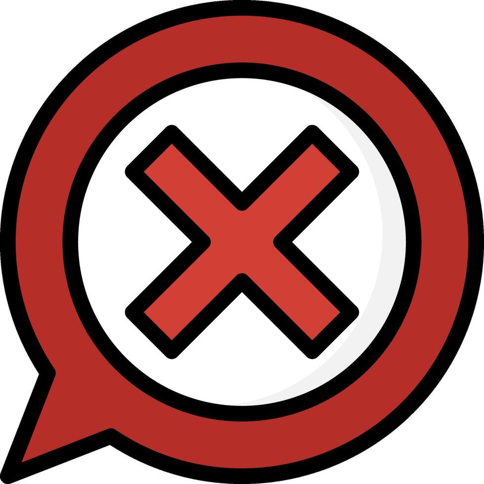 A red cross with an x in the middle of it vector