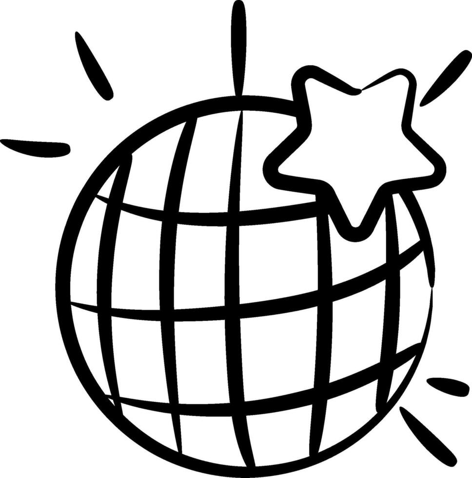 Disco ball clip art vector