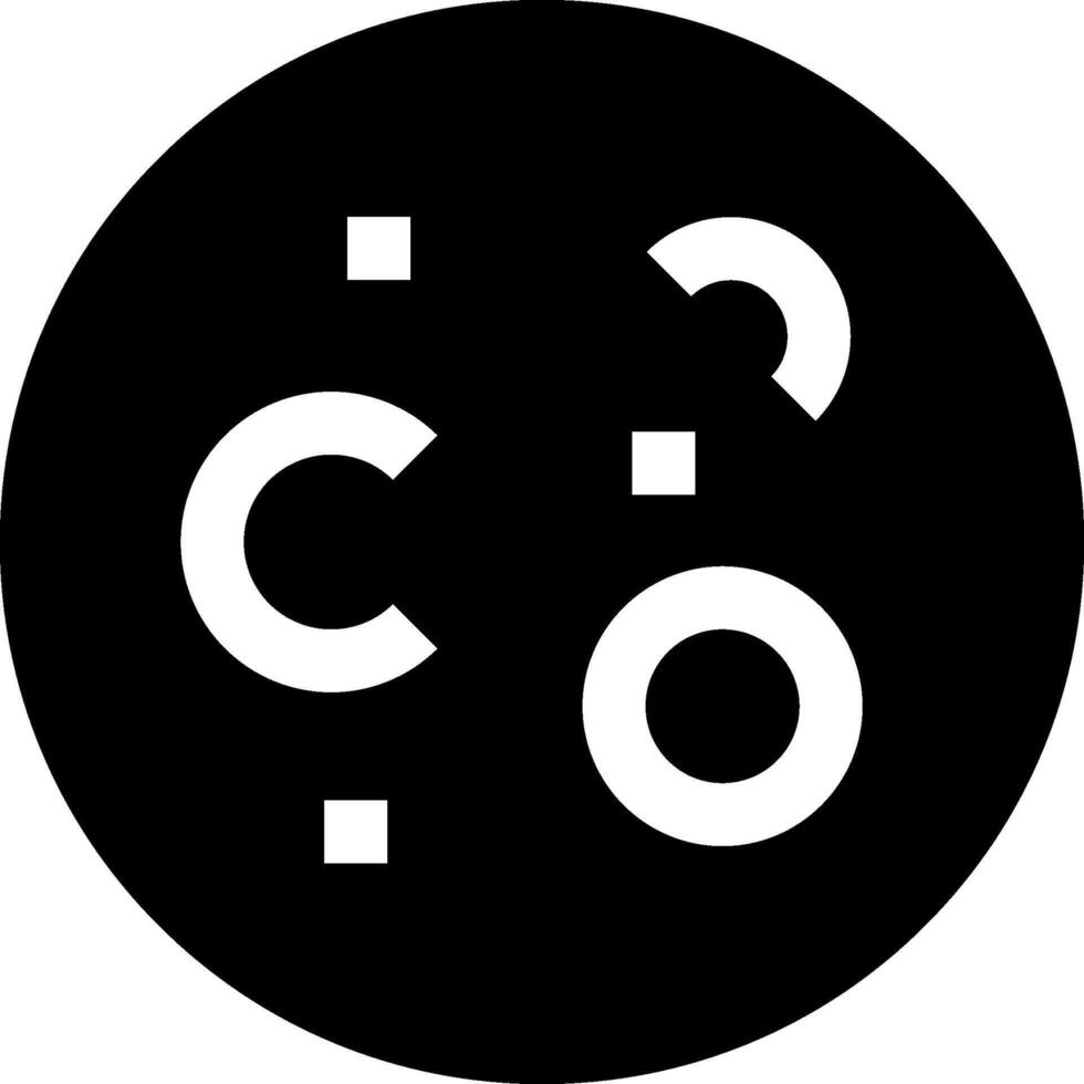The logo for co is shown in a black circle vector