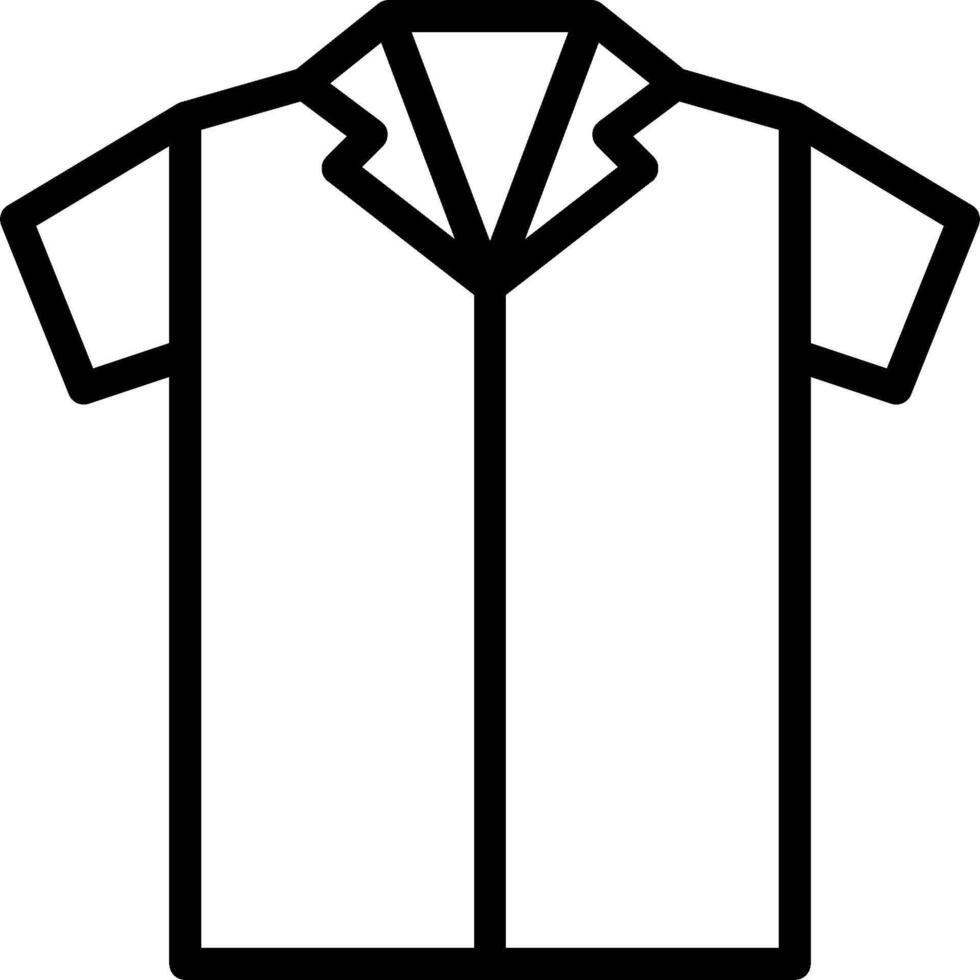 A shirt icon on a white background vector