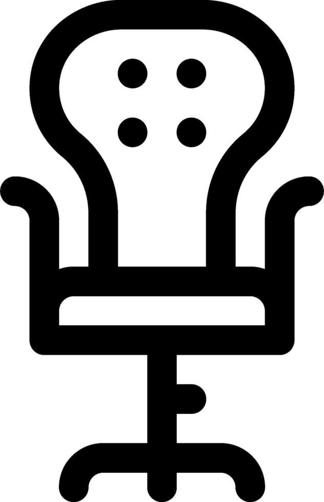 Office chair icon vector