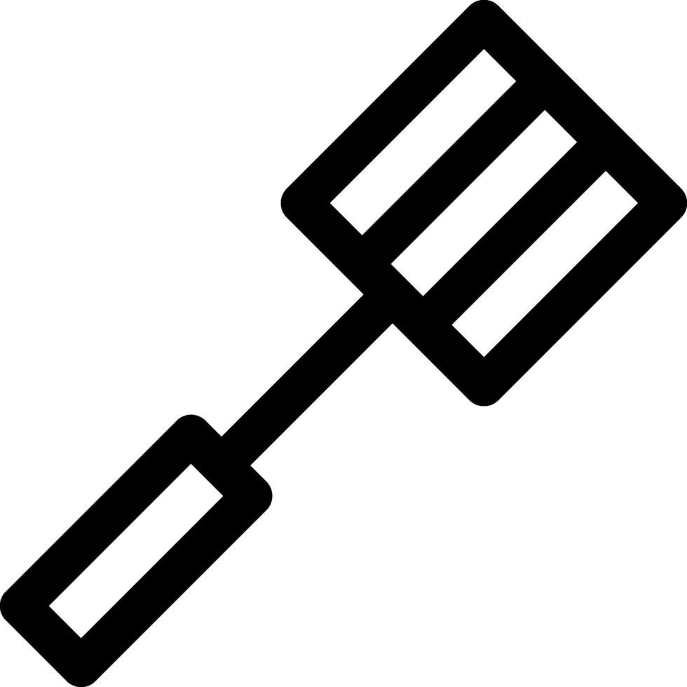 A barbecue grill icon on a white background vector