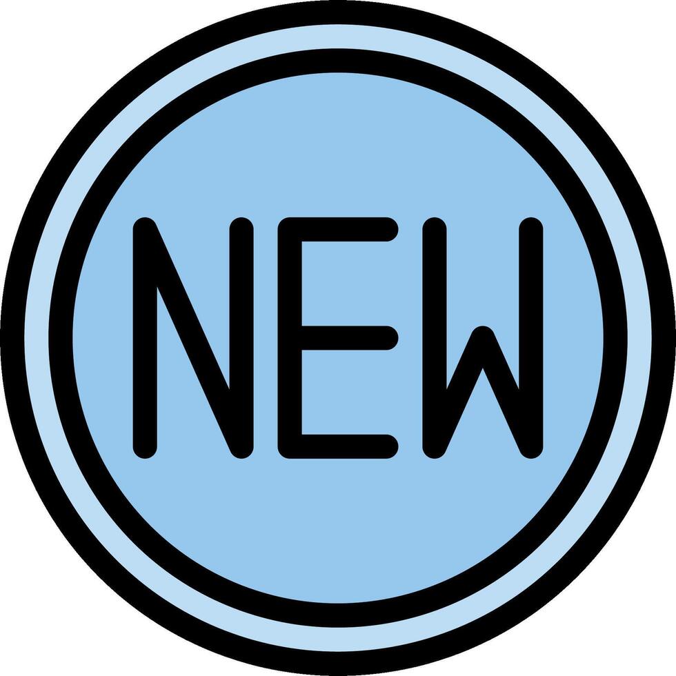 The new logo in blue and black vector