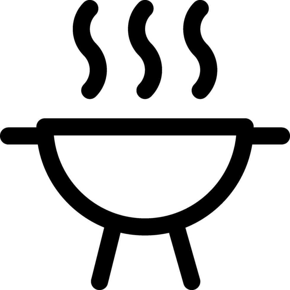 Barbecue grill icon vector