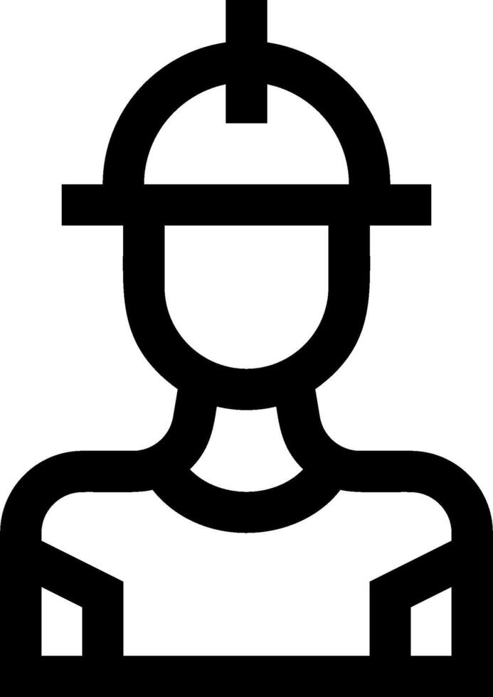 A black and white silhouette of a man in a hat vector