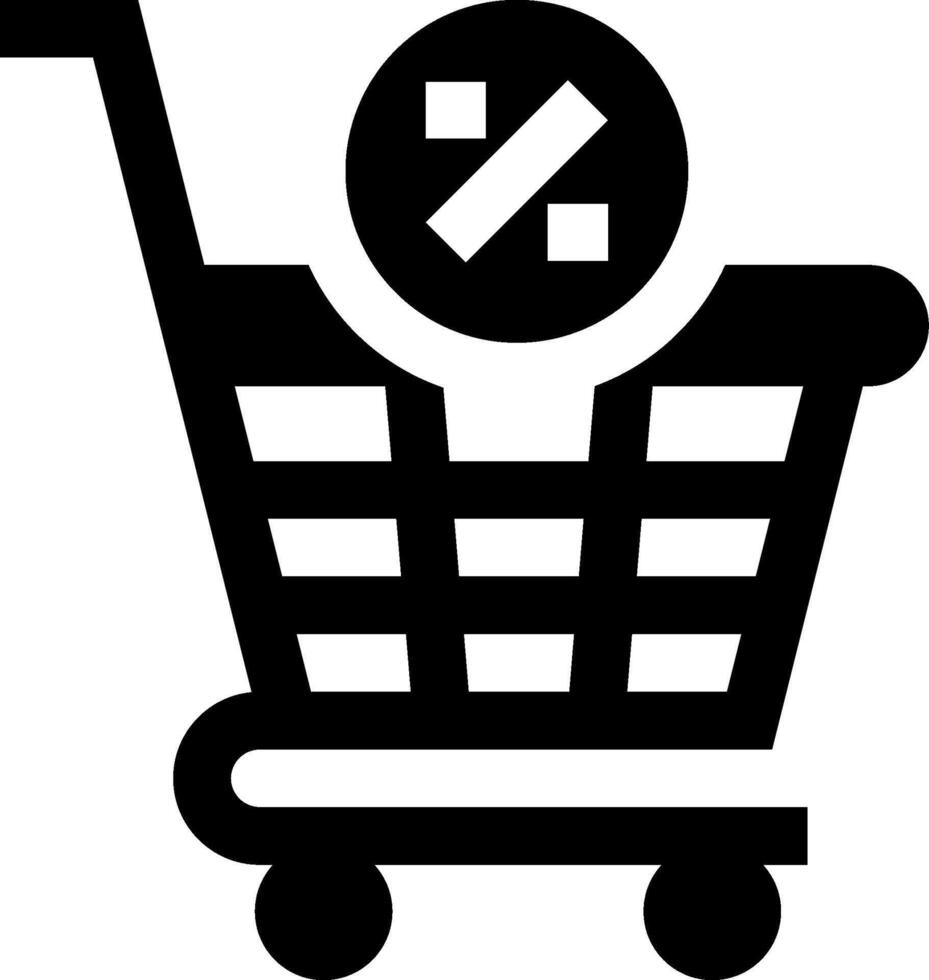 Shopping cart icon price 1 vector