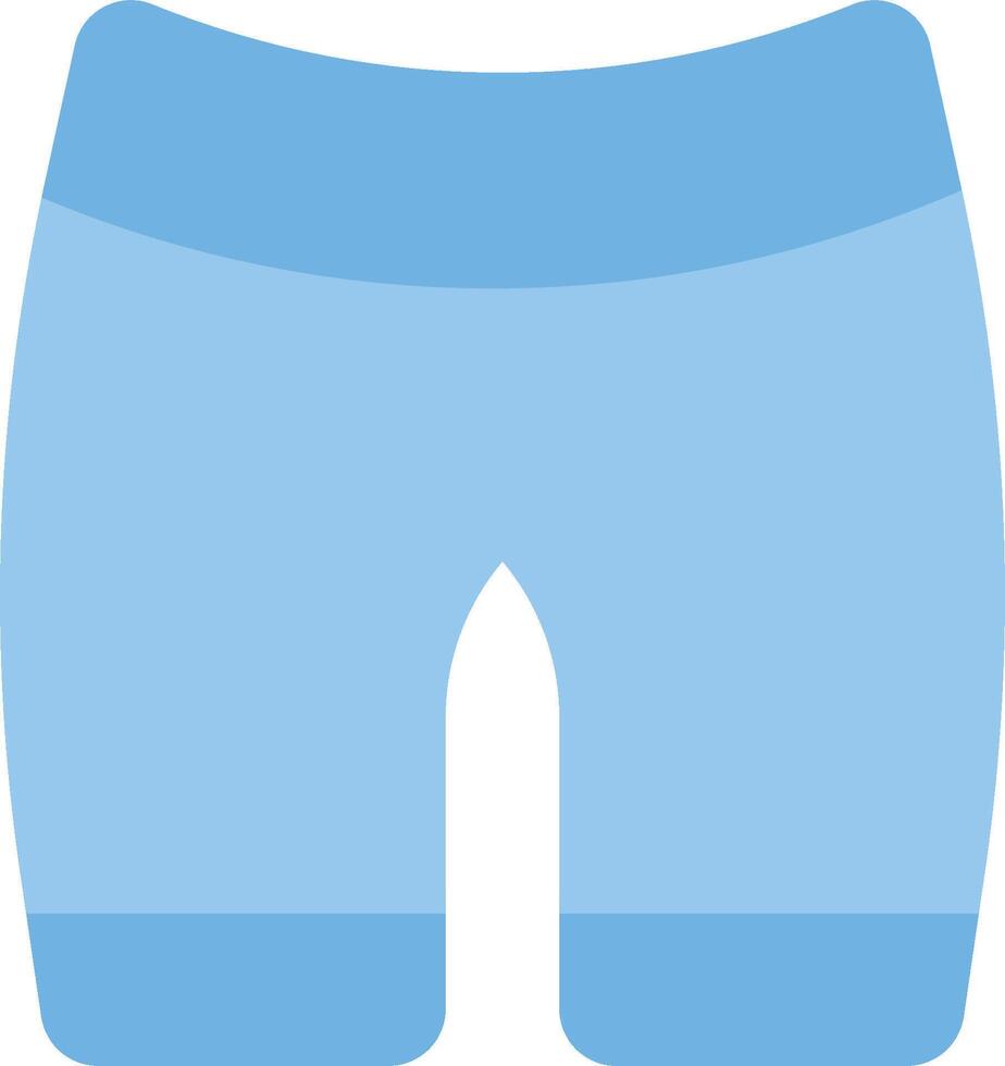 A blue shorts with a white background vector