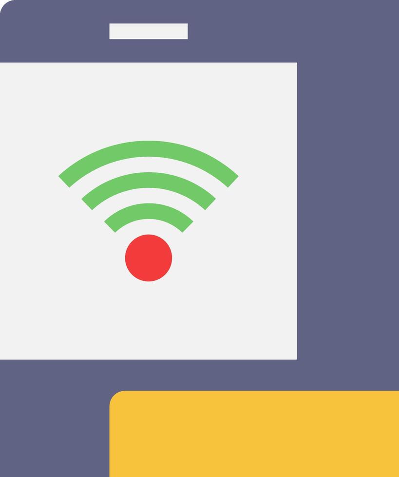 How to connect to wifi on your phone vector
