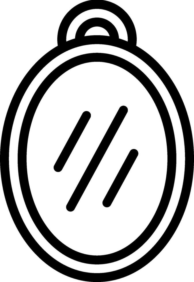 A black and white icon of a clock vector