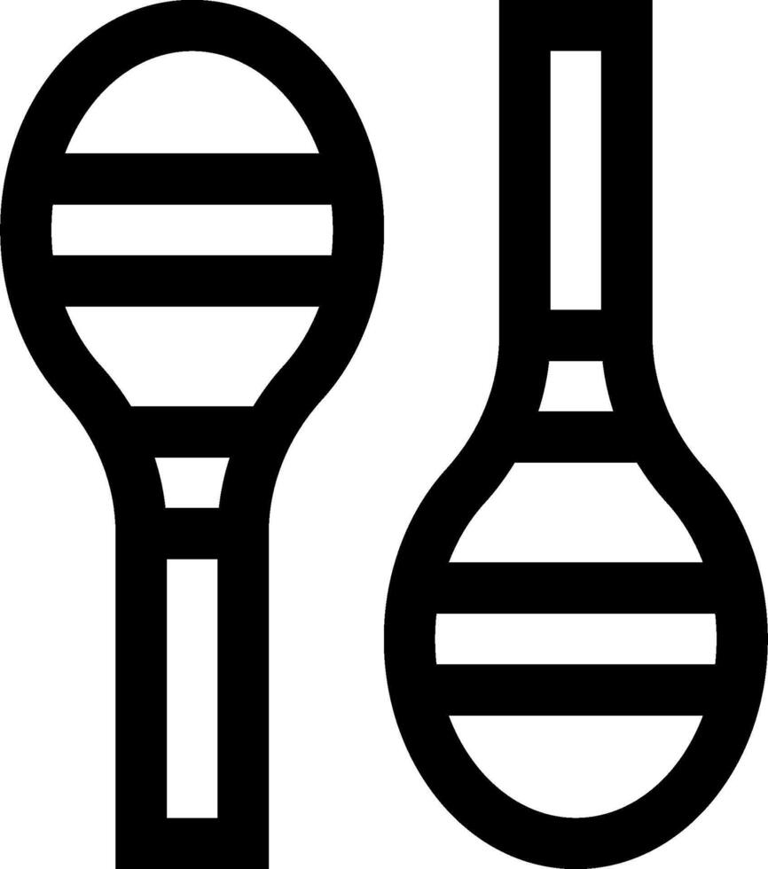 Two black and white images of two different types of musical instruments vector