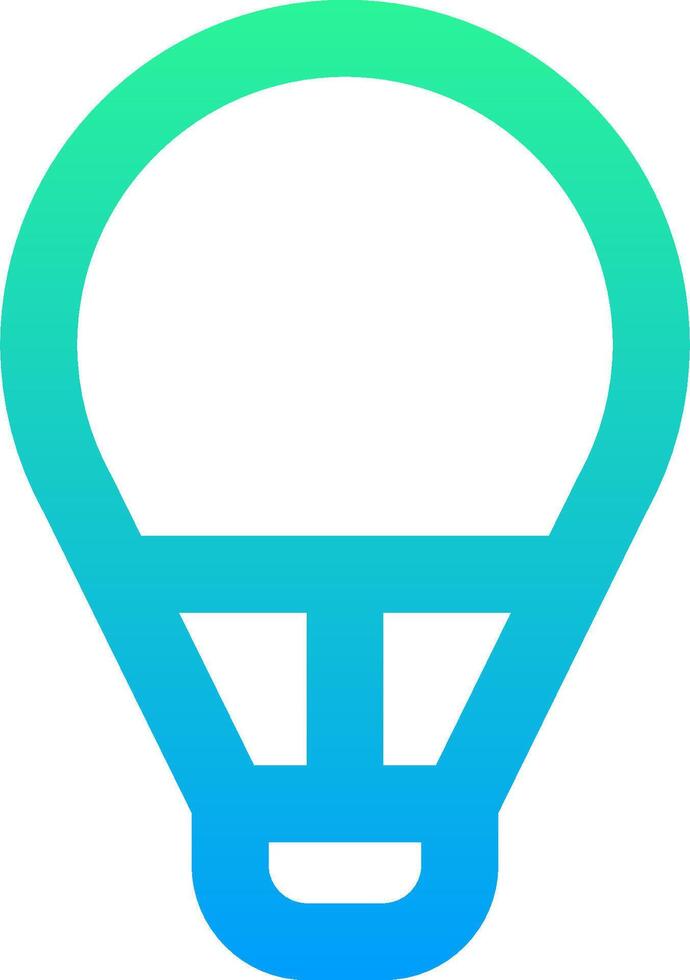 The light bulb icon vector