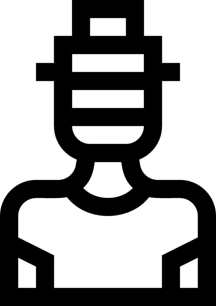 A man wearing a hat and a hat vector