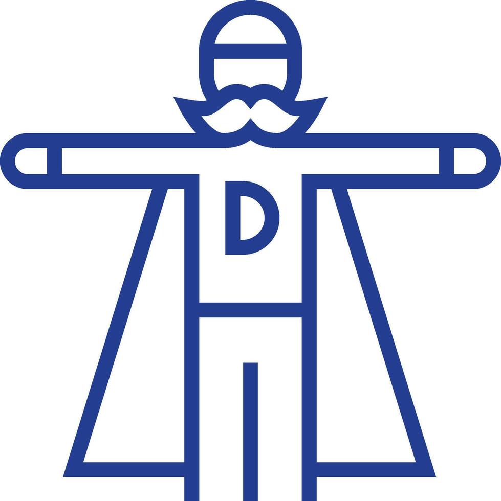 D, the logo for d, a company that helps people find jobs vector