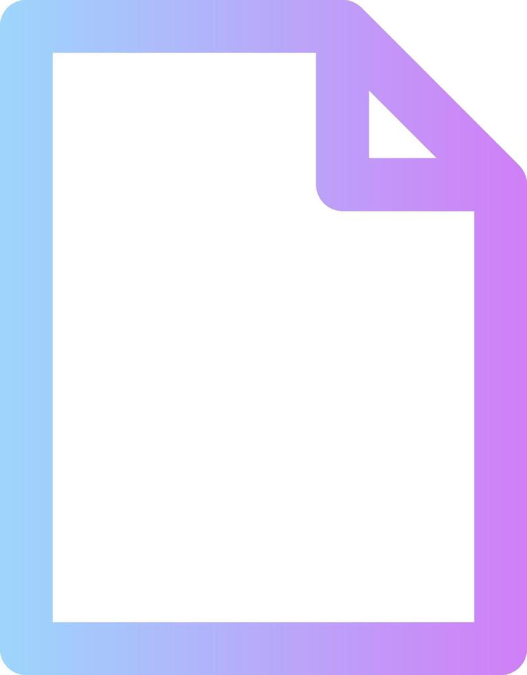 A purple and blue file icon vector