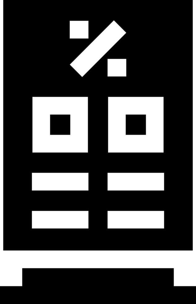 A black and white icon of a computer vector