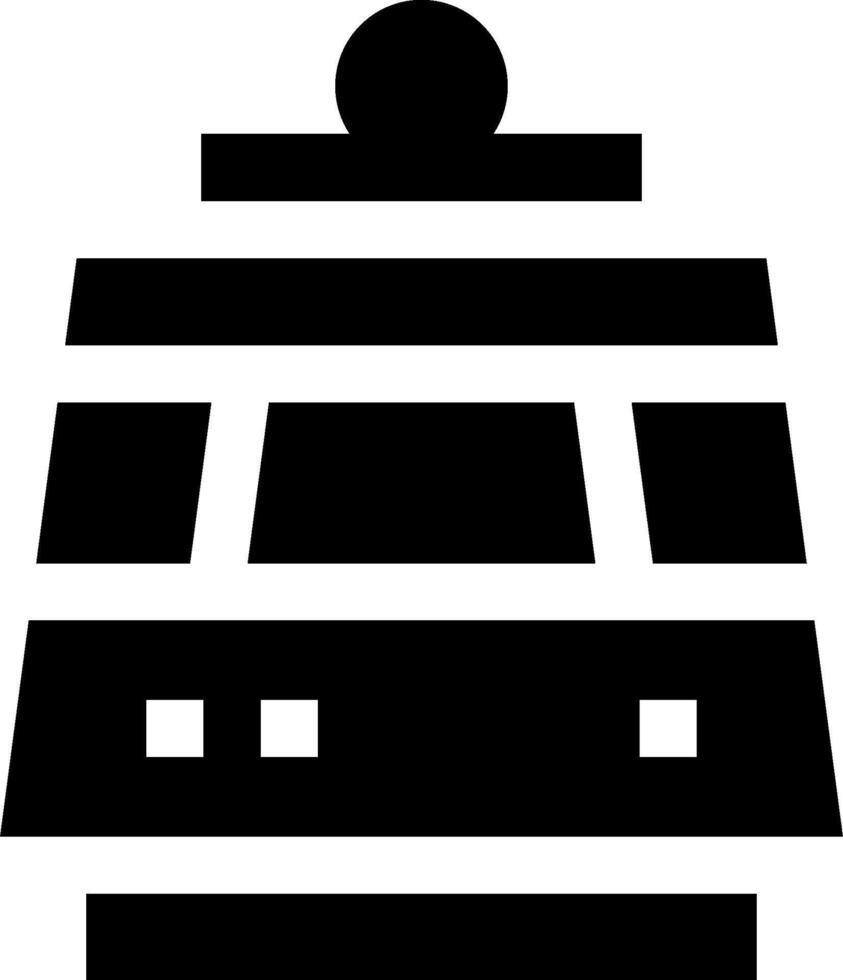 A black and white image of a boat vector