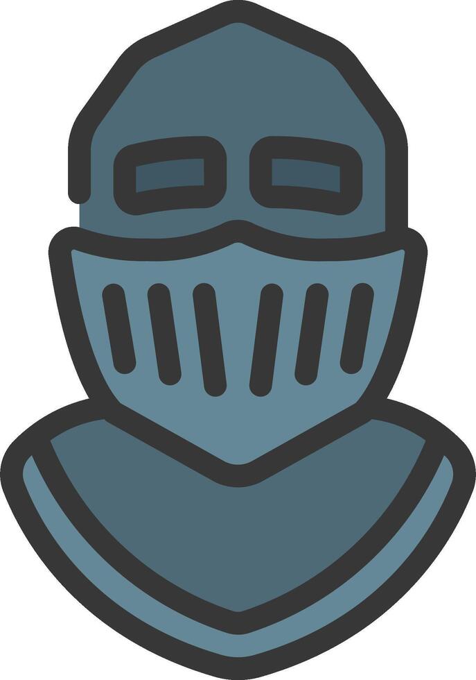 A knight helmet icon on a white background vector