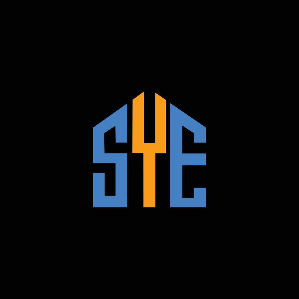 SYE Letter Initial Logo Design Template Illustration vector