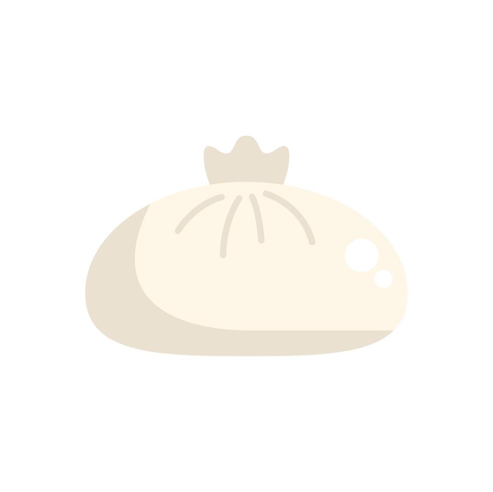 Khinkali dumpling representing georgian cuisine and culture vector