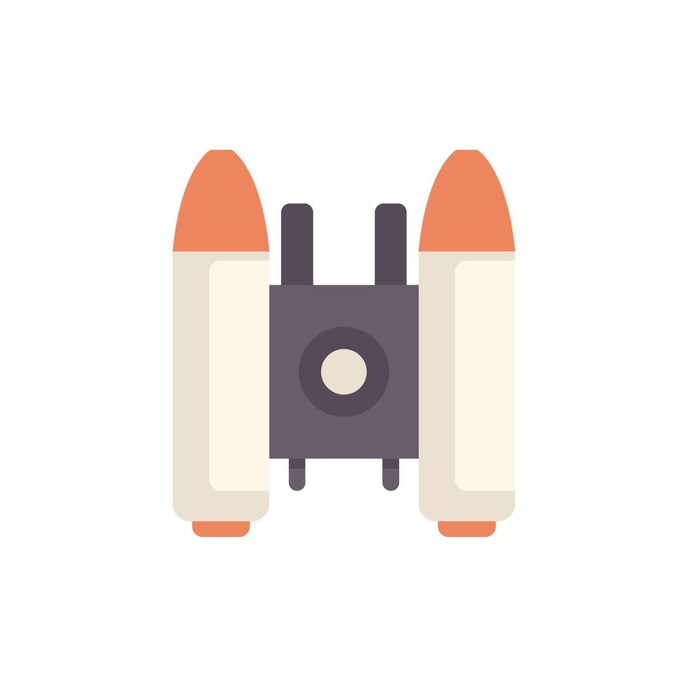 Modern spacecraft module floating in space illustration vector