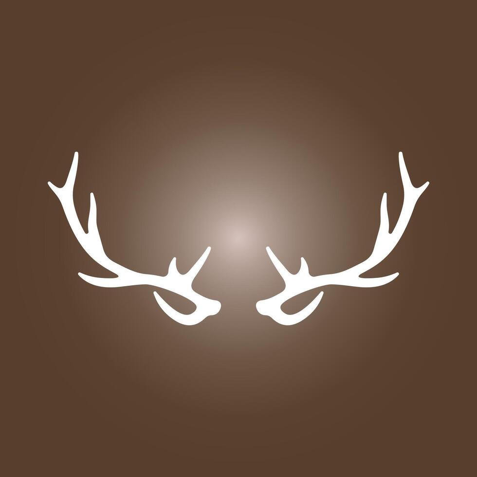 Antlers horns trendy artwork cute abstract illustration colorful applicable design vector