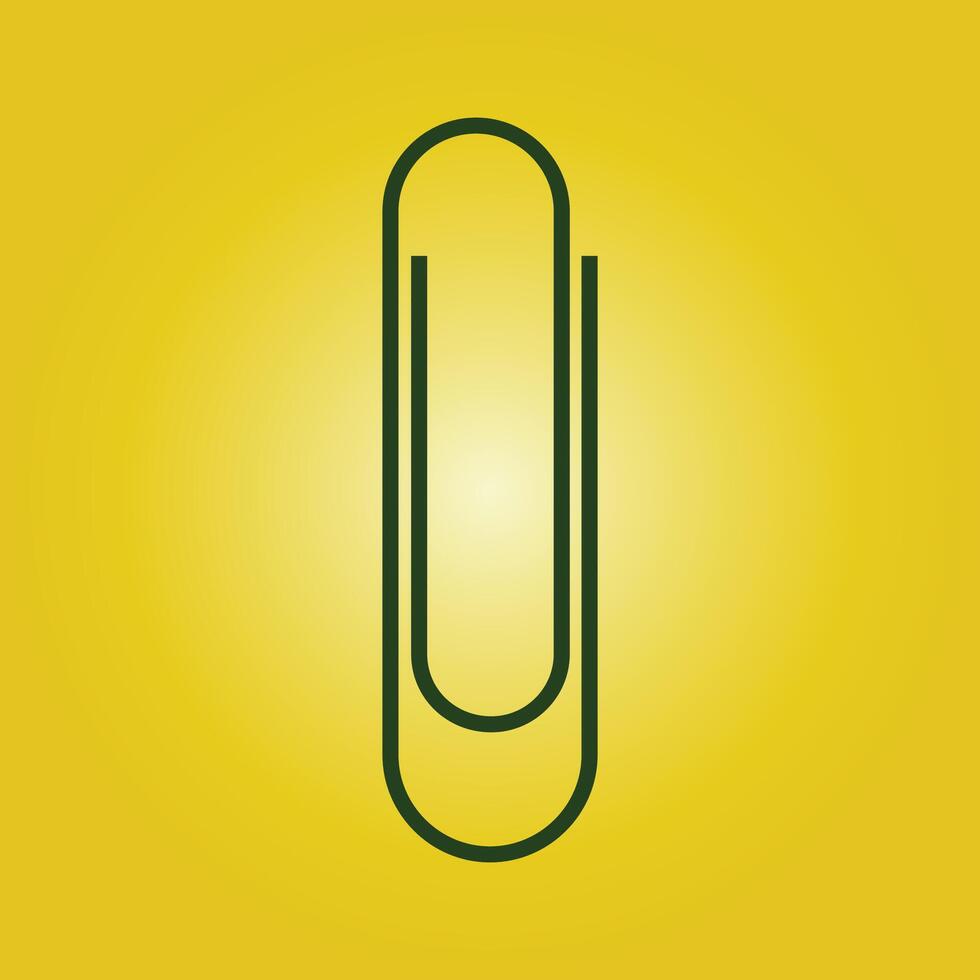 Paperclip trendy artwork attractive abstract illustration colorful applicable design vector
