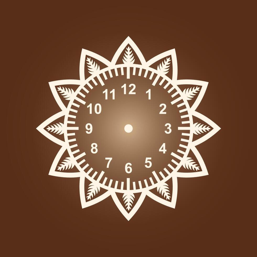 Clock trendy artwork stunning abstract illustration colorful applicable design vector