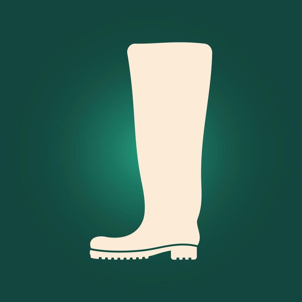 Fishing boots trendy artwork delightful abstract illustration colorful applicable design vector