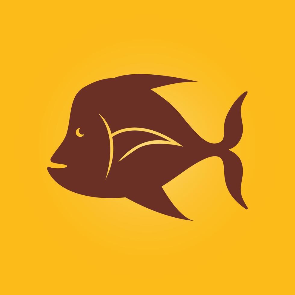 Cute Fish trendy artwork good abstract illustration colorful applicable design vector
