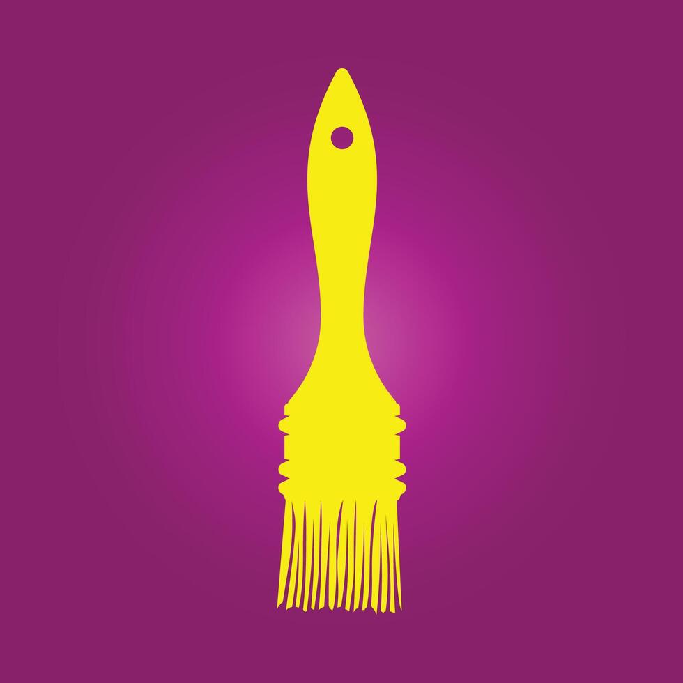 Paint brush trendy artwork charming abstract illustration colorful applicable design vector