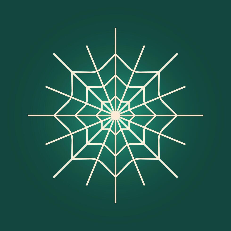 Spider web trendy artwork delightful abstract illustration colorful applicable design vector