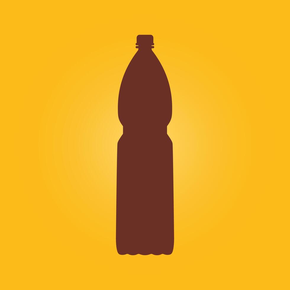 Water bottle trendy artwork good abstract illustration colorful applicable design vector