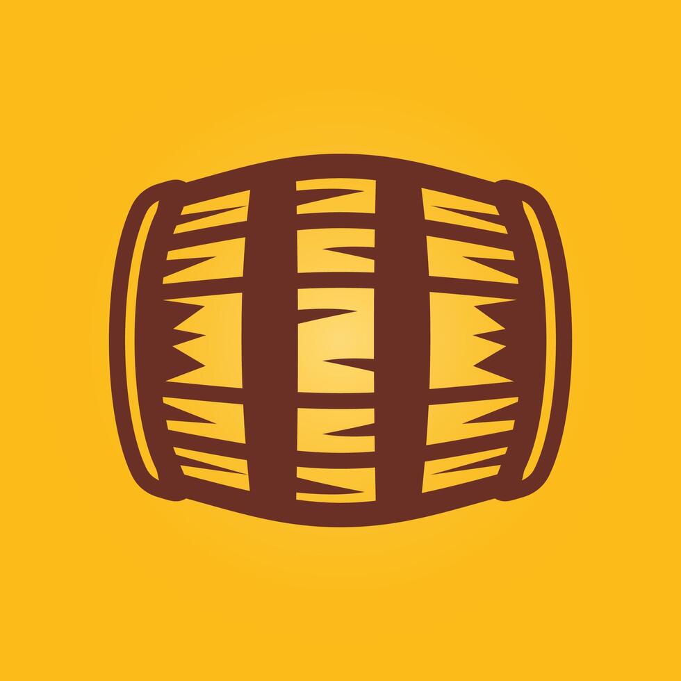 Barrel trendy artwork good abstract illustration colorful applicable design vector