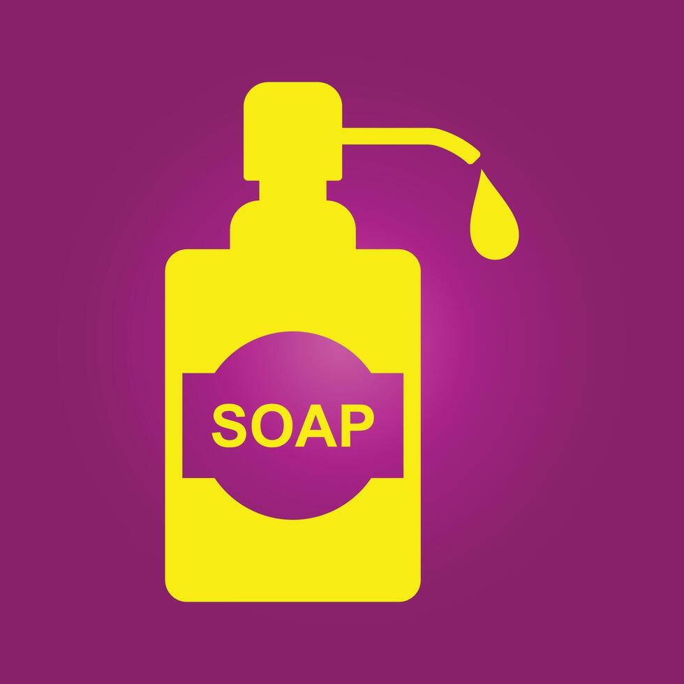 Soap trendy artwork charming abstract illustration colorful applicable design vector