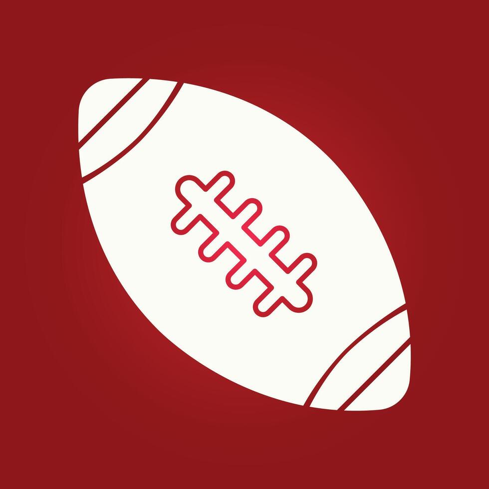 Rugby ball trendy artwork beautiful abstract illustration colorful applicable design vector