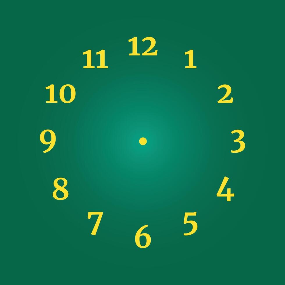 Clock face trendy artwork lovely abstract illustration colorful applicable design vector