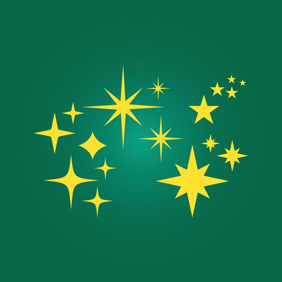 Stars trendy artwork lovely abstract illustration colorful applicable design vector