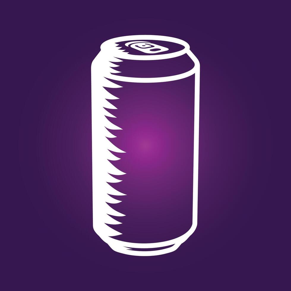 Beer can trendy artwork attractive abstract illustration colorful applicable design vector