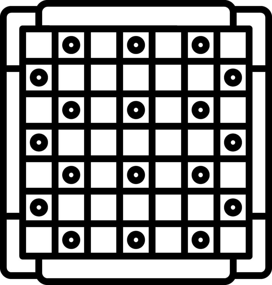 A square with dots on it vector