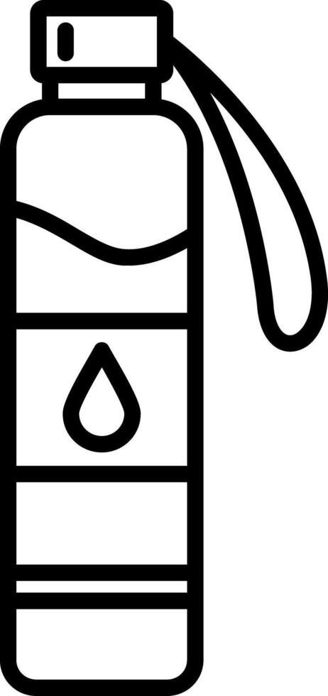 Water bottle icon vector