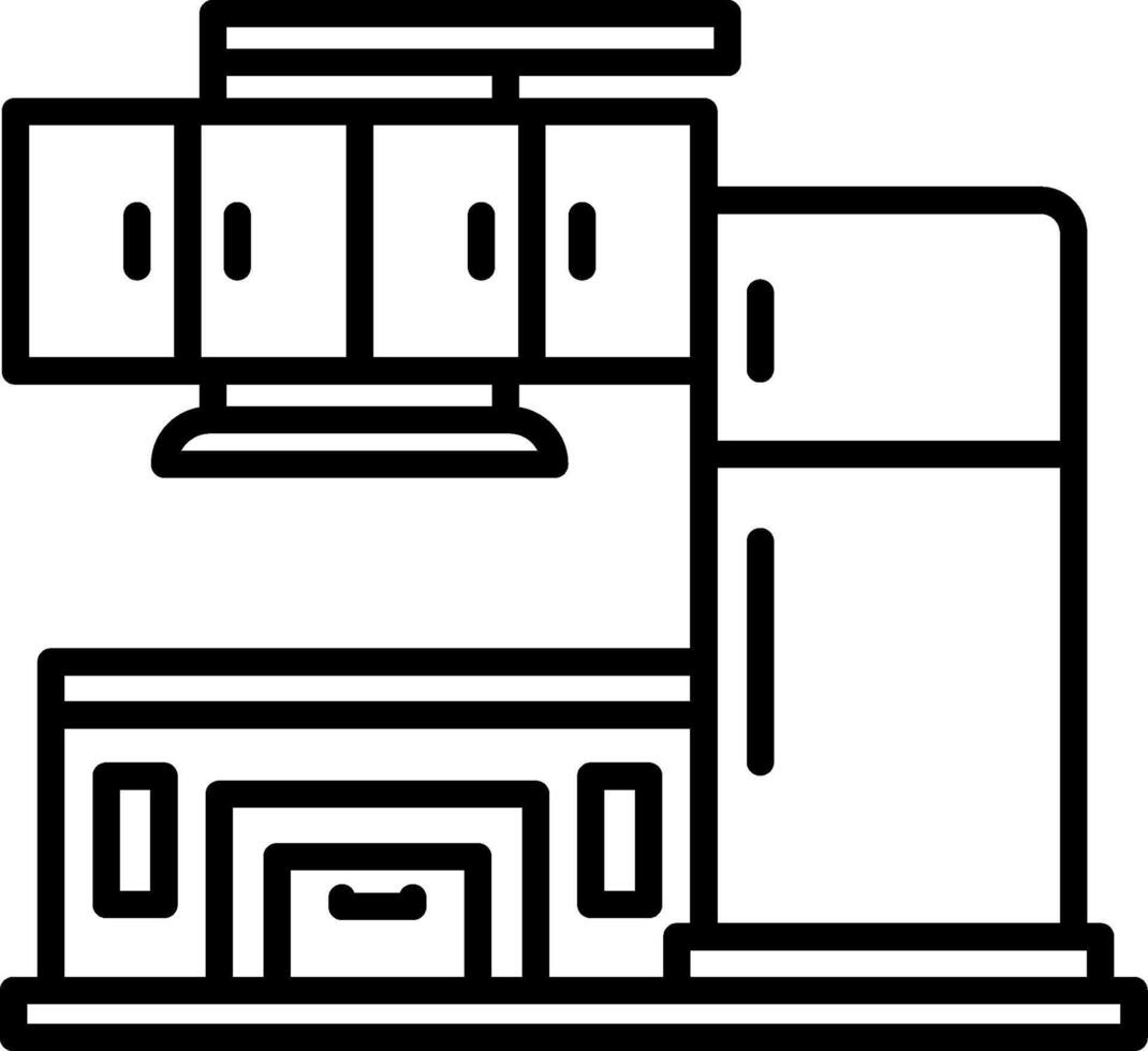 Kitchen appliances icon vector
